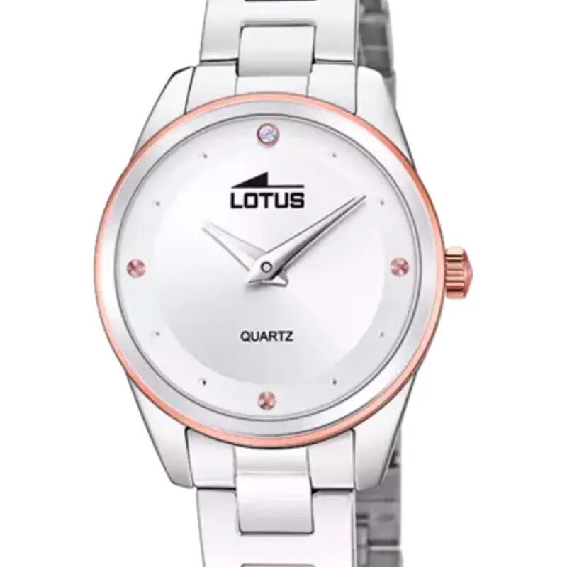MONTRE FEMME LOTUS TRENDY EN ACIER ARGENTE CADRAN GRIS