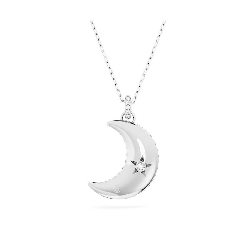 Collier Femme Swarovski Collection Luna en métal argenté et cristaux