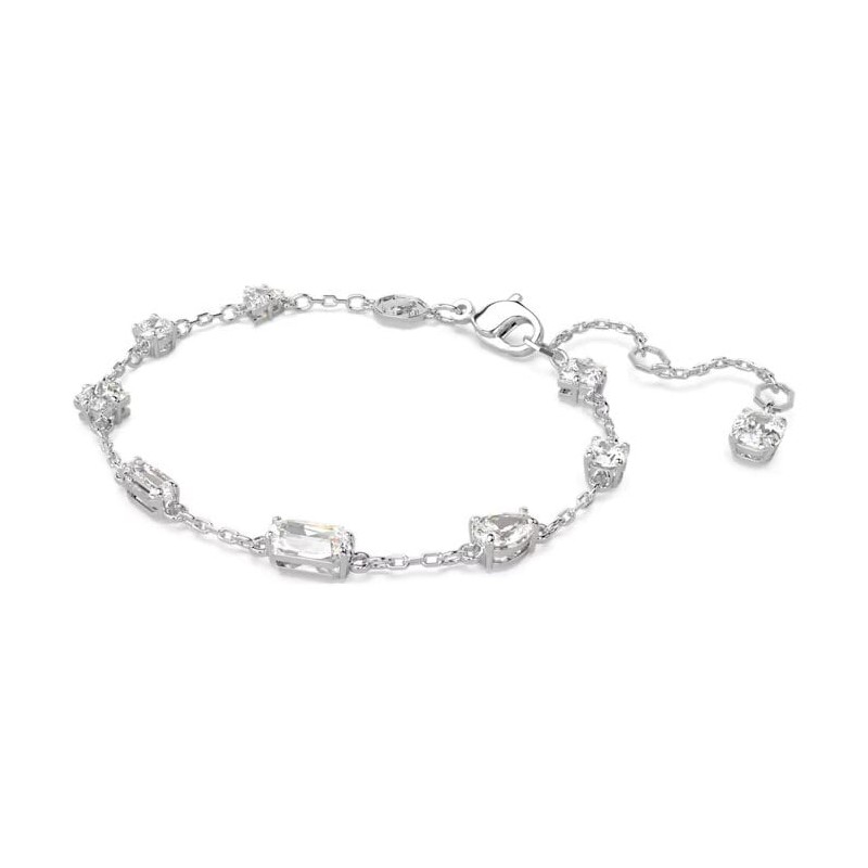 Bracelet Femme Swarovski Collection Mesmera Métal argenté et Cristaux blancs