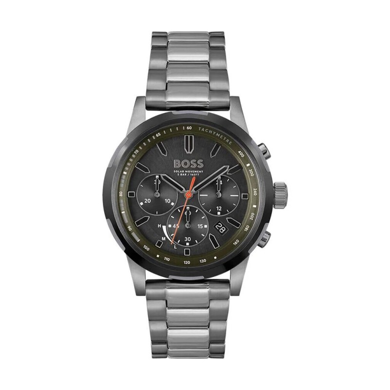 MONTRE HOMME HUGO BOSS SOLGRADE BRACELET ACIER