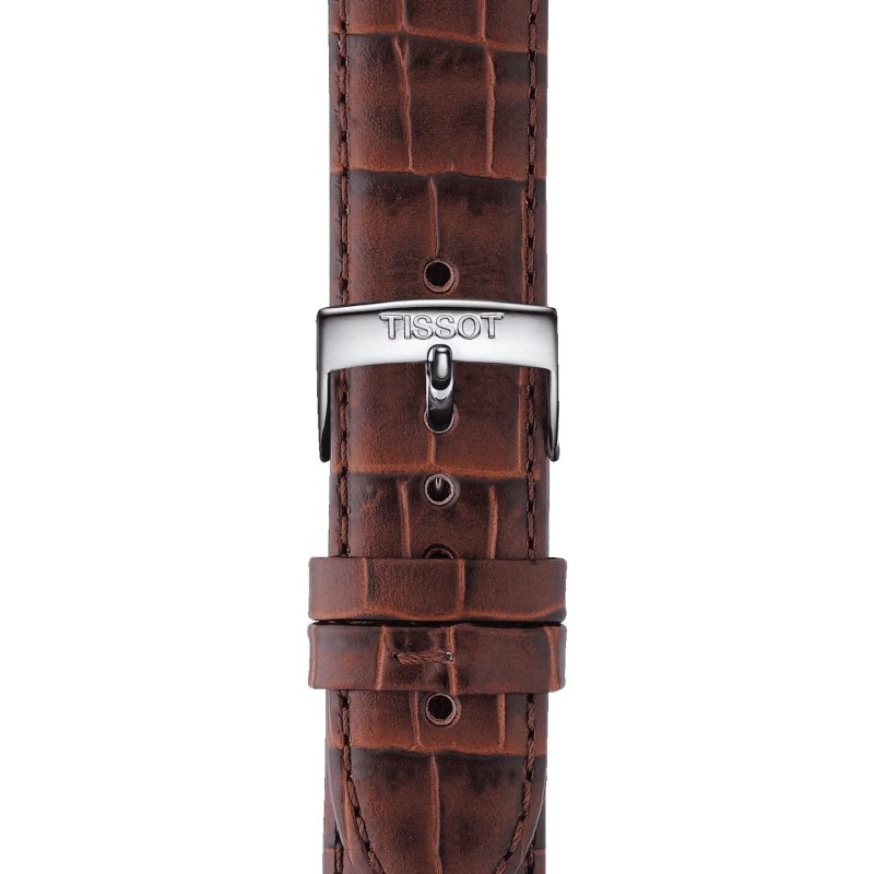 Montre Tissot Everytime 38MM bracelet cuir marron