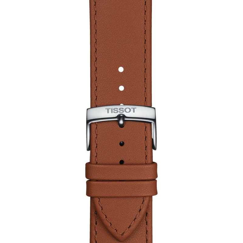 Montre Tissot Everytime 42MM bracelet cuir marron