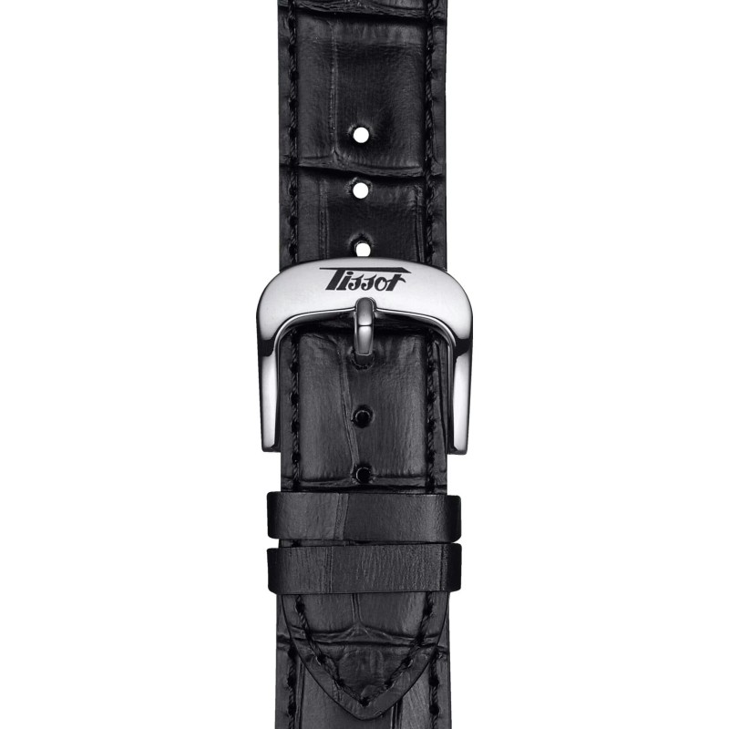 Montre Tissot heritage Visodate bracelet cuir noir