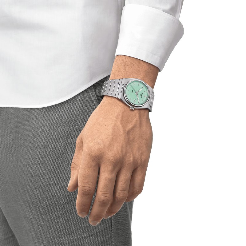 MONTRE TISSOT PRX 40MM CADRAN VERT D'EAU