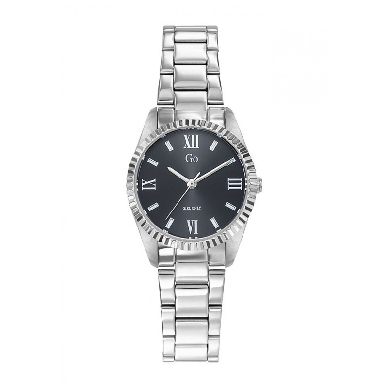 MONTRE GO GIRL ONLY BRACELET ACIER ARGENTE CADRAN NOIR