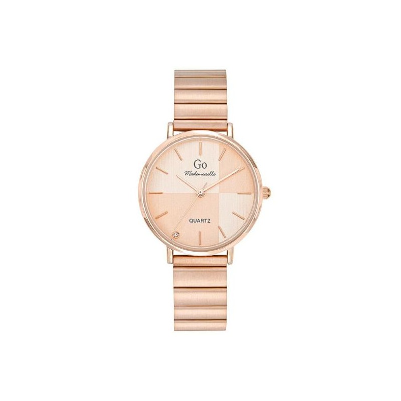 MONTRE GO GIRL ONLY BRACELET ACIER DORE ROSE CADRAN DORE ROSE