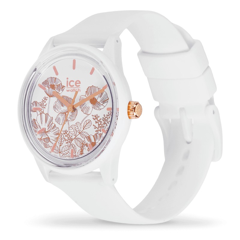 Montre Ice Watch Solar power - Spring white Small