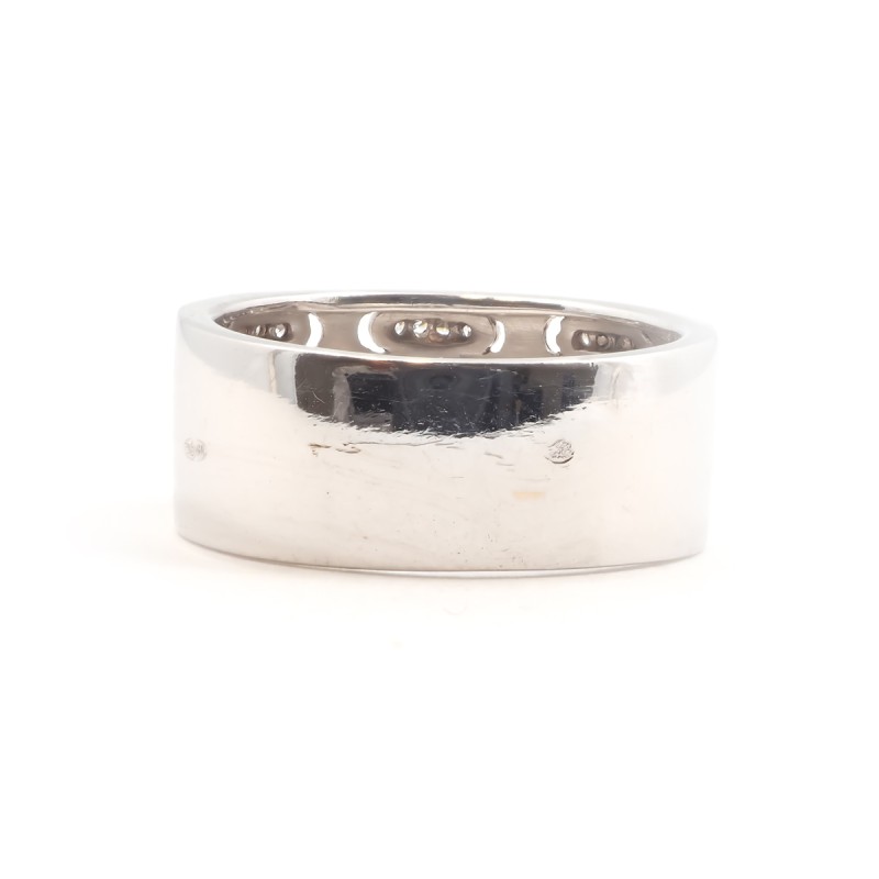 Bague fantaisie femme carador en or blanc 750/000 et diamants