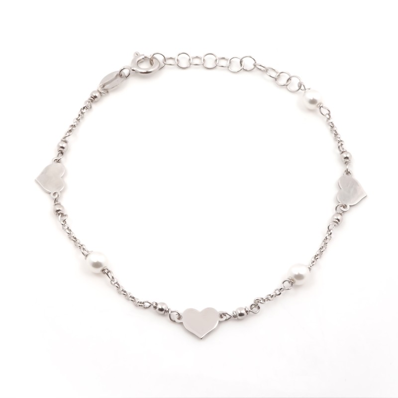 Bracelet femme Carador Coeur argent 925/000e