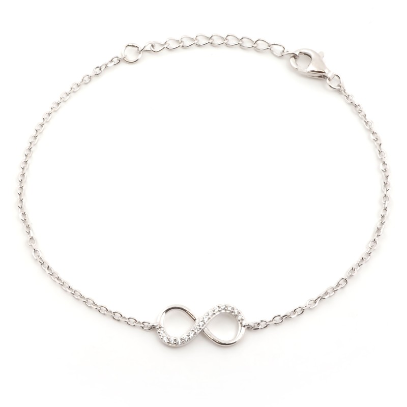 Bracelet argent femme Carador motif infini