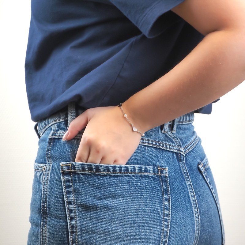 Bracelet femme Carador Coeur argent 925/000e