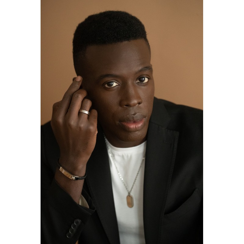 Bague Homme Phebus en Acier argenté