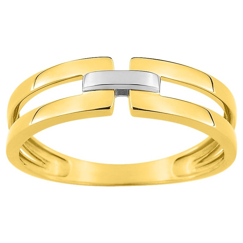 Bague fantaisie femme Carador en or 750/000 jaune