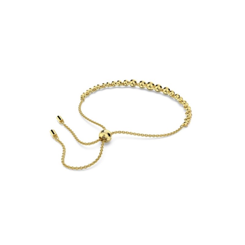 Bracelet fantaisie Swarovski femme métal doré avec cristaux jaune collection Emily