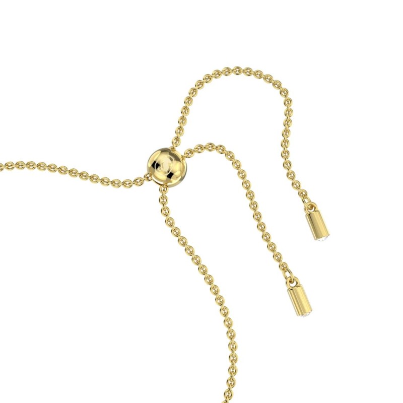 Bracelet fantaisie Swarovski femme métal doré avec cristaux jaune collection Emily