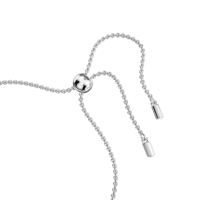 Bracelet fantaisie Swarovski femme métal argenté avec cristaux bleu collection Emily