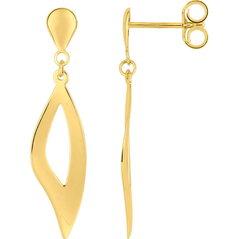 Boucles d'oreilles Carador Pendantes  en or jaune 750/000