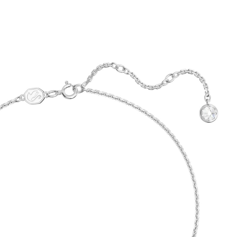 Collier fantaisie femme Swarovski métal argenté avec cristaux rose et violet collection Gema