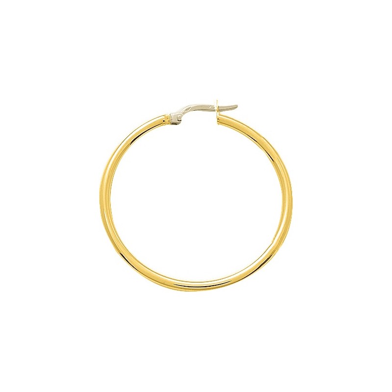 Boucles d'oreilles Carador Créoles  diamètre 30mm en or jaune 750/000