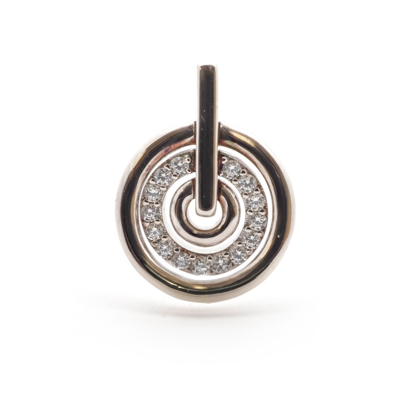 Pendentif fantaisie Carador en argent avec oxydes de zirconium