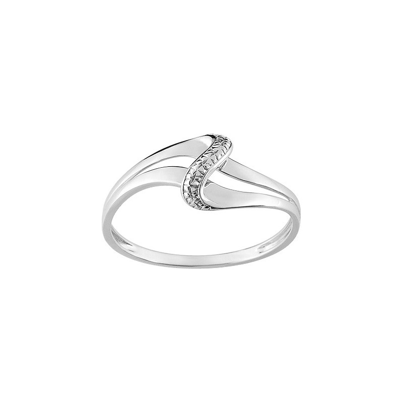 Bague fantaisie Carador en or blanc 375/000