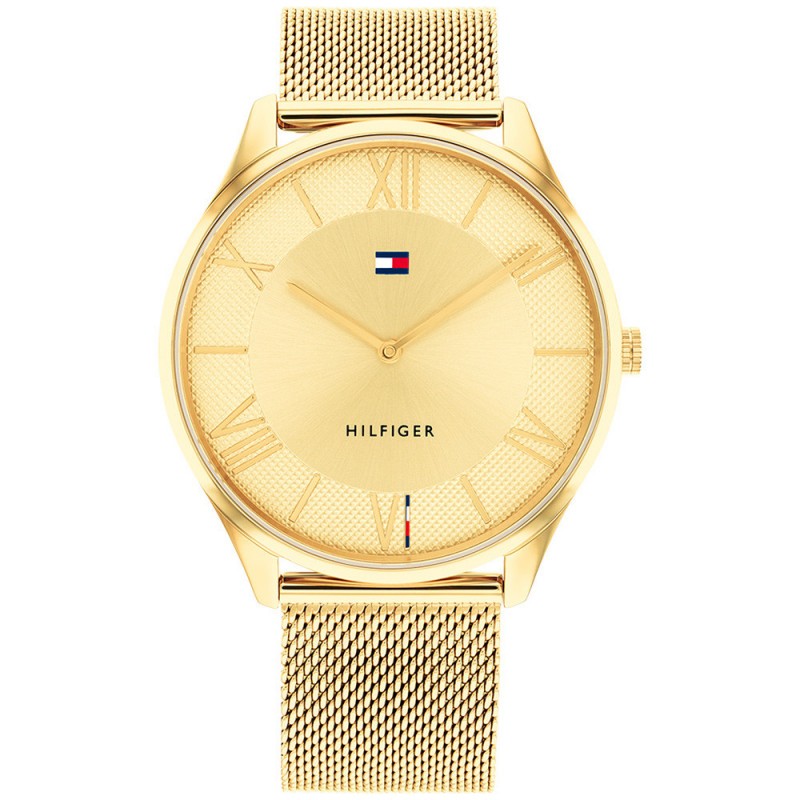 Montre Tommy Hilfiger Homme en acier doré