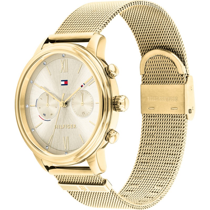 Montre Tommy Hilfiger Femme Blake en acier doré bracelet milanais