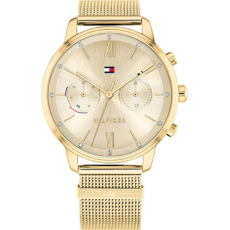 Montre Tommy Hilfiger Femme Blake en acier doré bracelet milanais