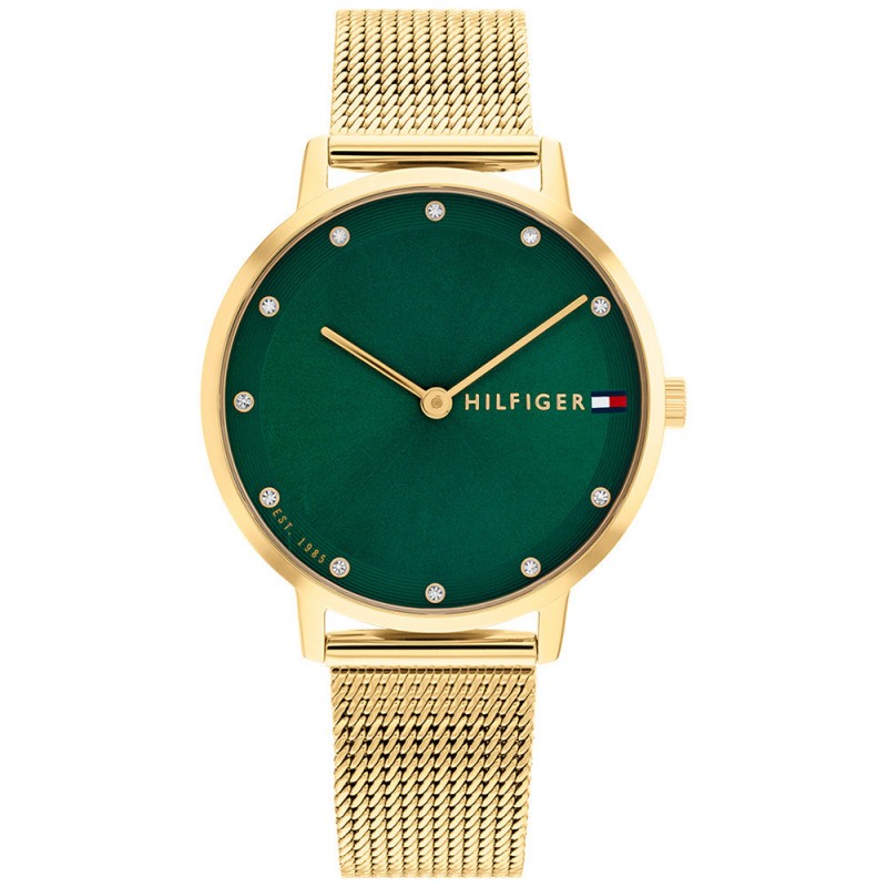 Montre Tommy Hilfiger Femme Pippa Vert index en oxydes de zirconium
