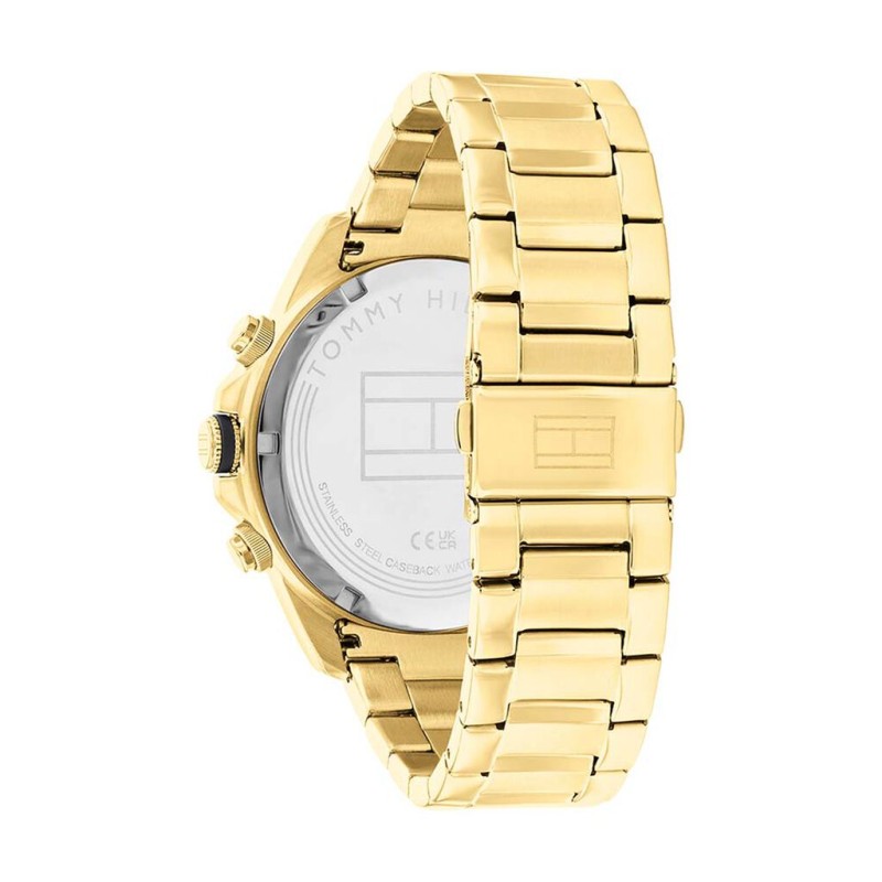 Montre Tommy Hilfiger en acier doré multifonction