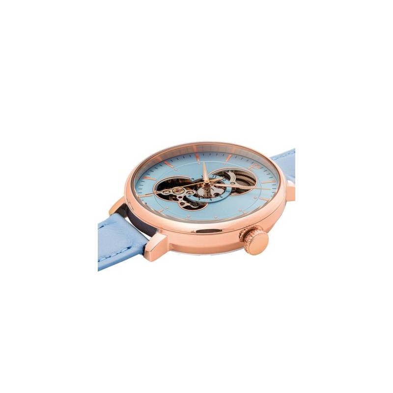 Montre Pierre Lannier Femme Melodie automatique couleur bleu