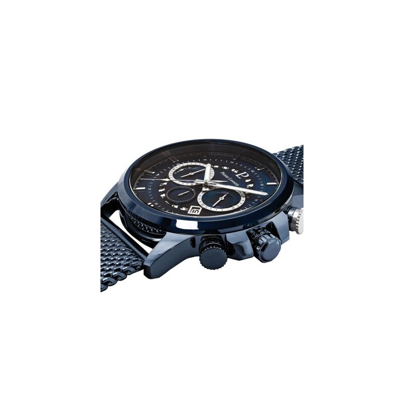 Montre Homme Pierre Lannier Sentinelle bracelet milanais bleu