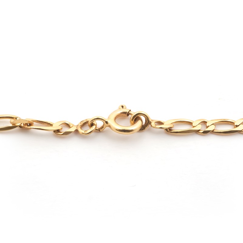 Bracelet Carador Or jaune 375/000 Maille plate 18 cm