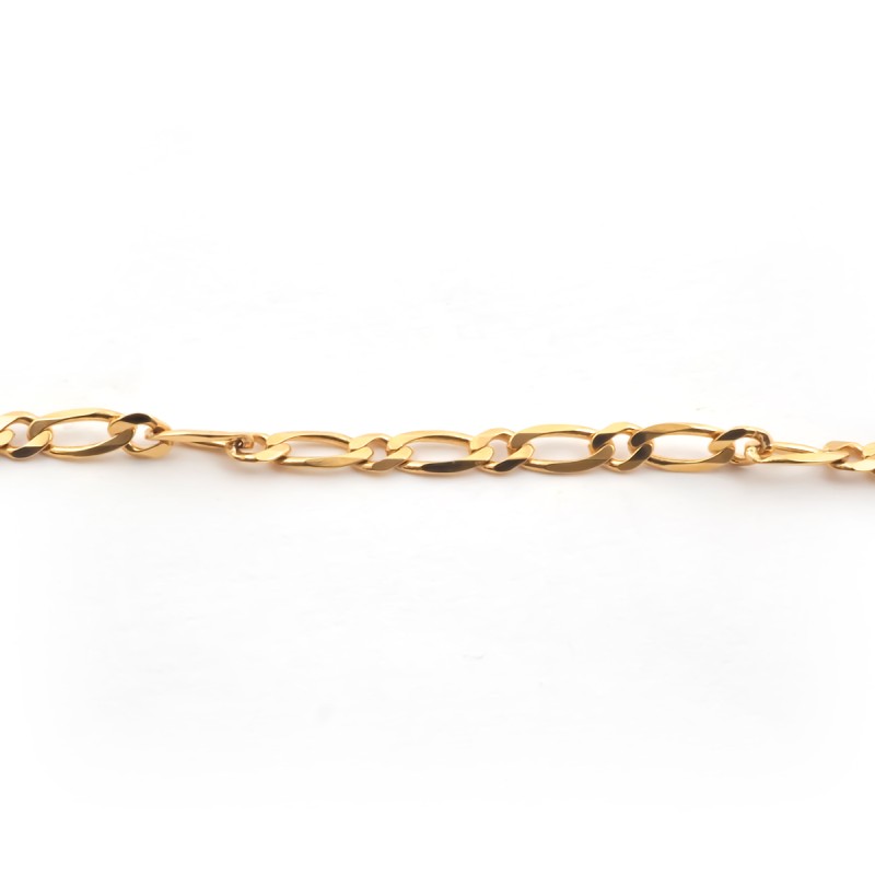 Bracelet Carador Or jaune 375/000 Maille plate 18 cm