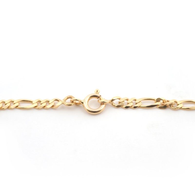 Bracelet Carador Or jaune 375/000 Maille Alternée 1/3