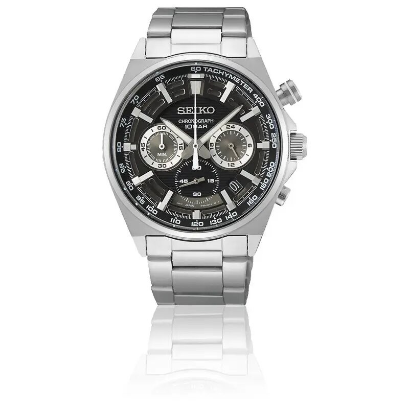 Montre Homme Seiko Neo Sport Chronographe bracelet acier