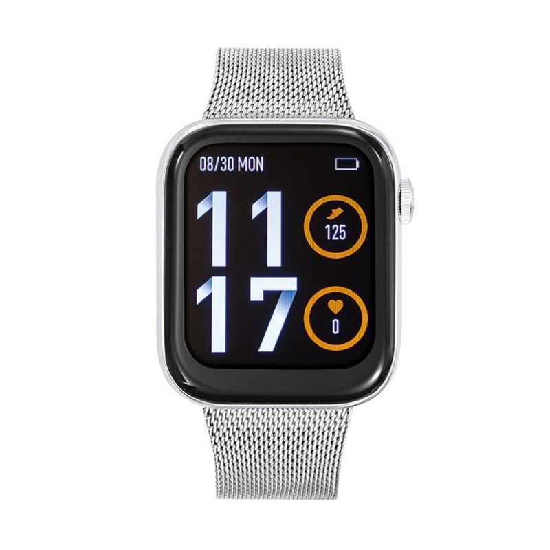 Montre TEKDAY Connectée milanais argenté