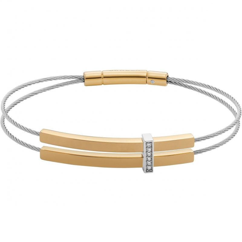 Bracelet Femme Skagen Kariana en acier argenté et doré