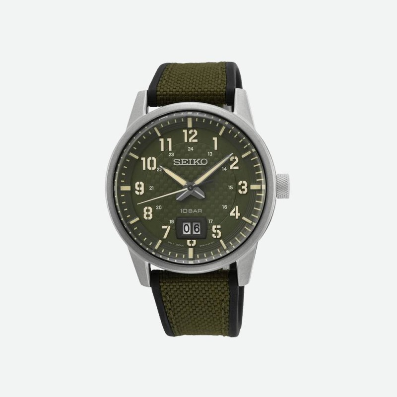 Montre Homme Seiko  Sport  bracelet tissu