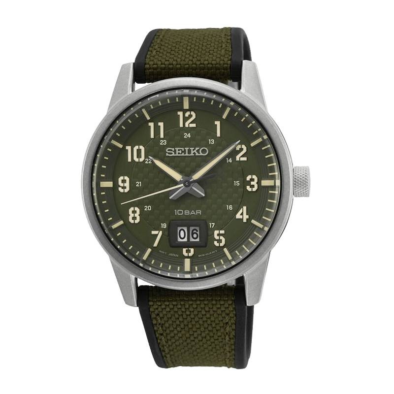 Montre Homme Seiko  Sport  bracelet tissu