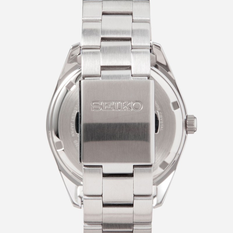 Montre Homme Seiko bracelet acier cadran bleu nuit