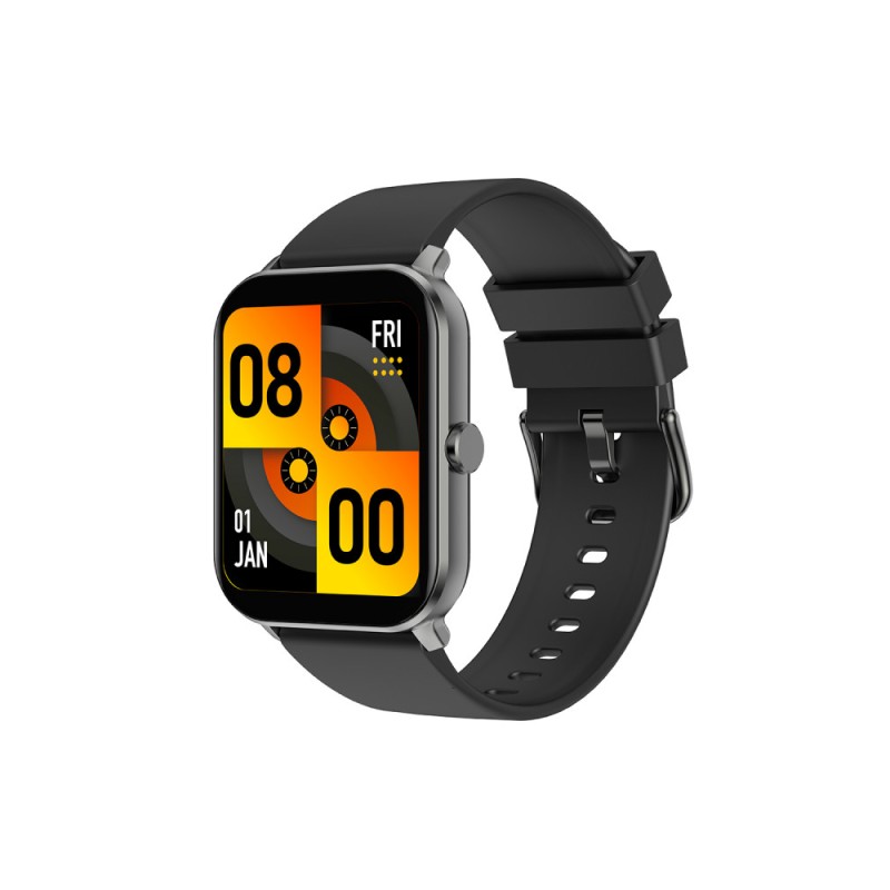 Montre Connectée Smarty 2.0 bracelet silicone noir