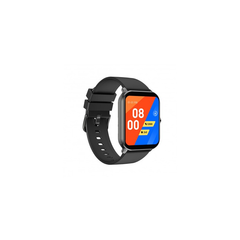Montre Connectée Smarty 2.0 bracelet silicone noir