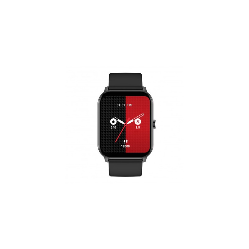 Montre Connectée Smarty 2.0 bracelet silicone noir