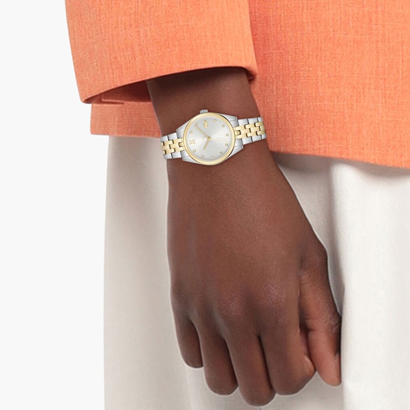Montre Lacoste Tuilerie Femme en acier bicolore index en oxydes de zirconium
