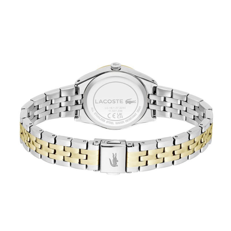 Montre Lacoste Tuilerie Femme en acier bicolore index en oxydes de zirconium