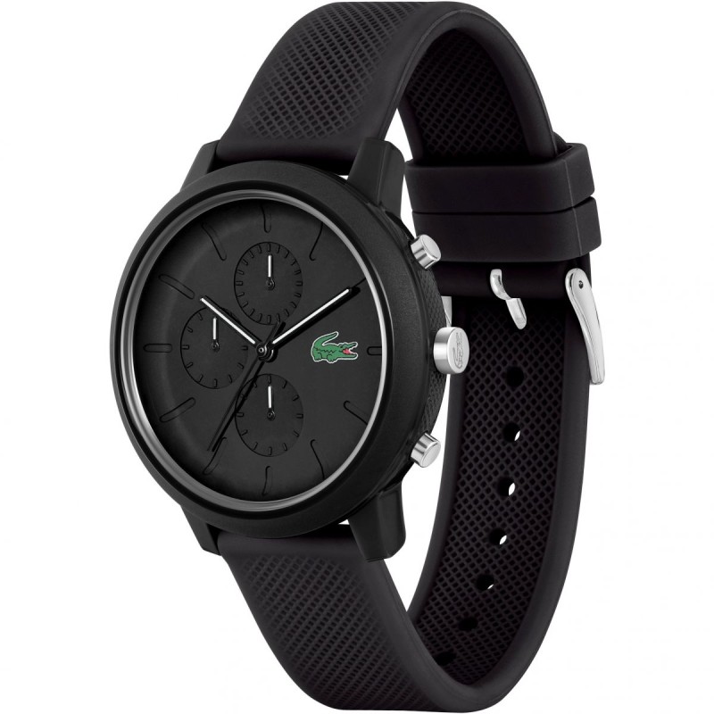 Montre Lacoste Homme Multifonctions en silicone noir