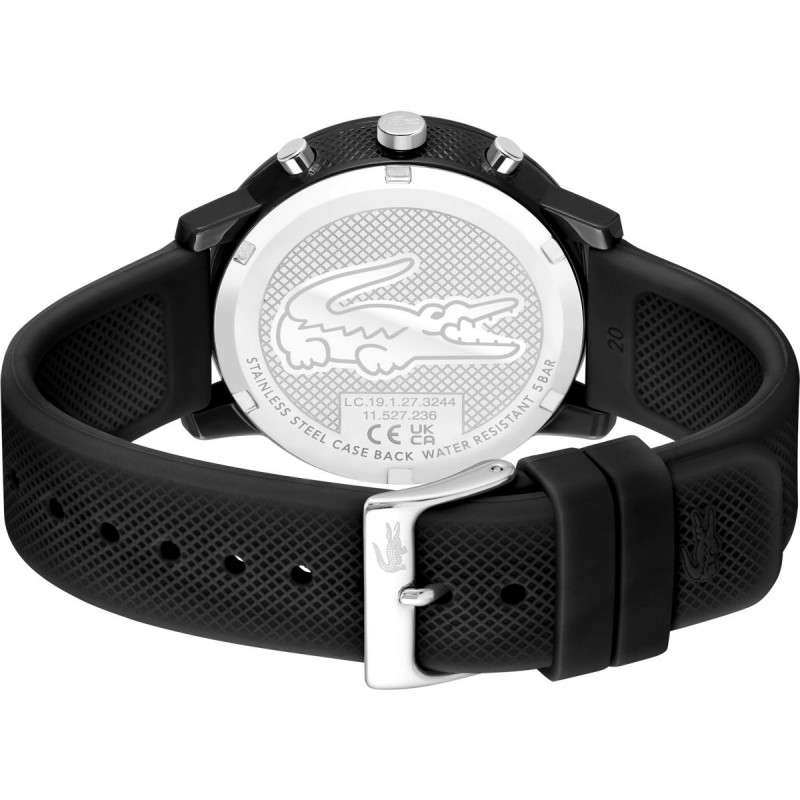 Montre Lacoste Homme Multifonctions en silicone noir