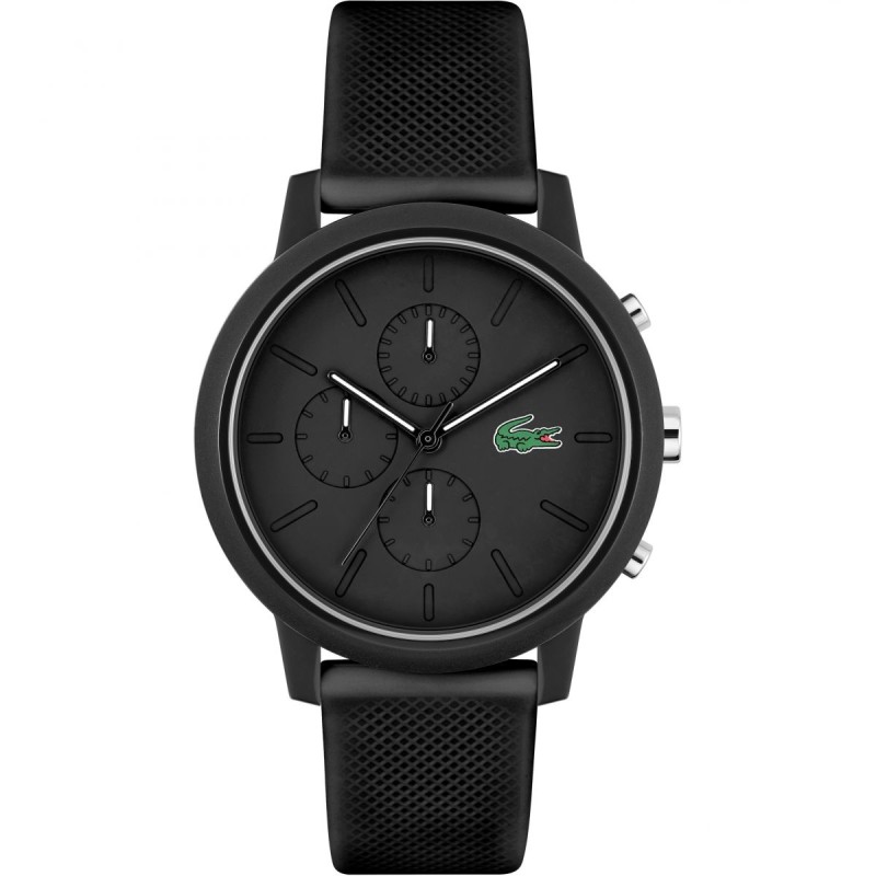 Montre Lacoste Homme Multifonctions en silicone noir