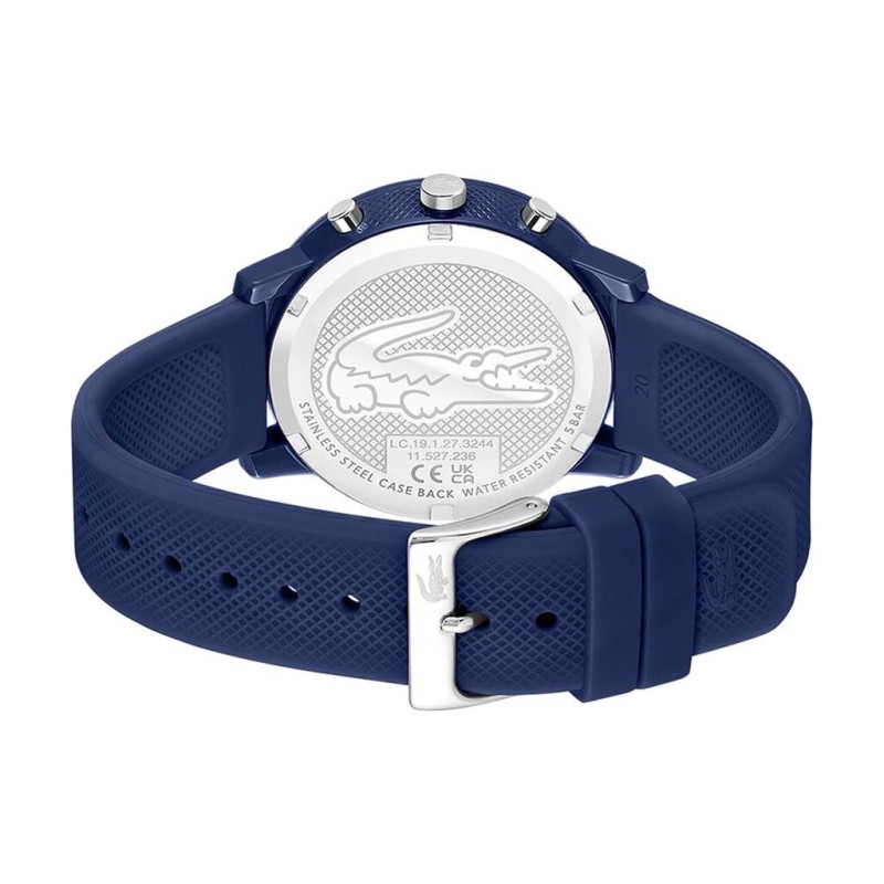 Montre Lacoste Homme Multifonctions en silicone bleu